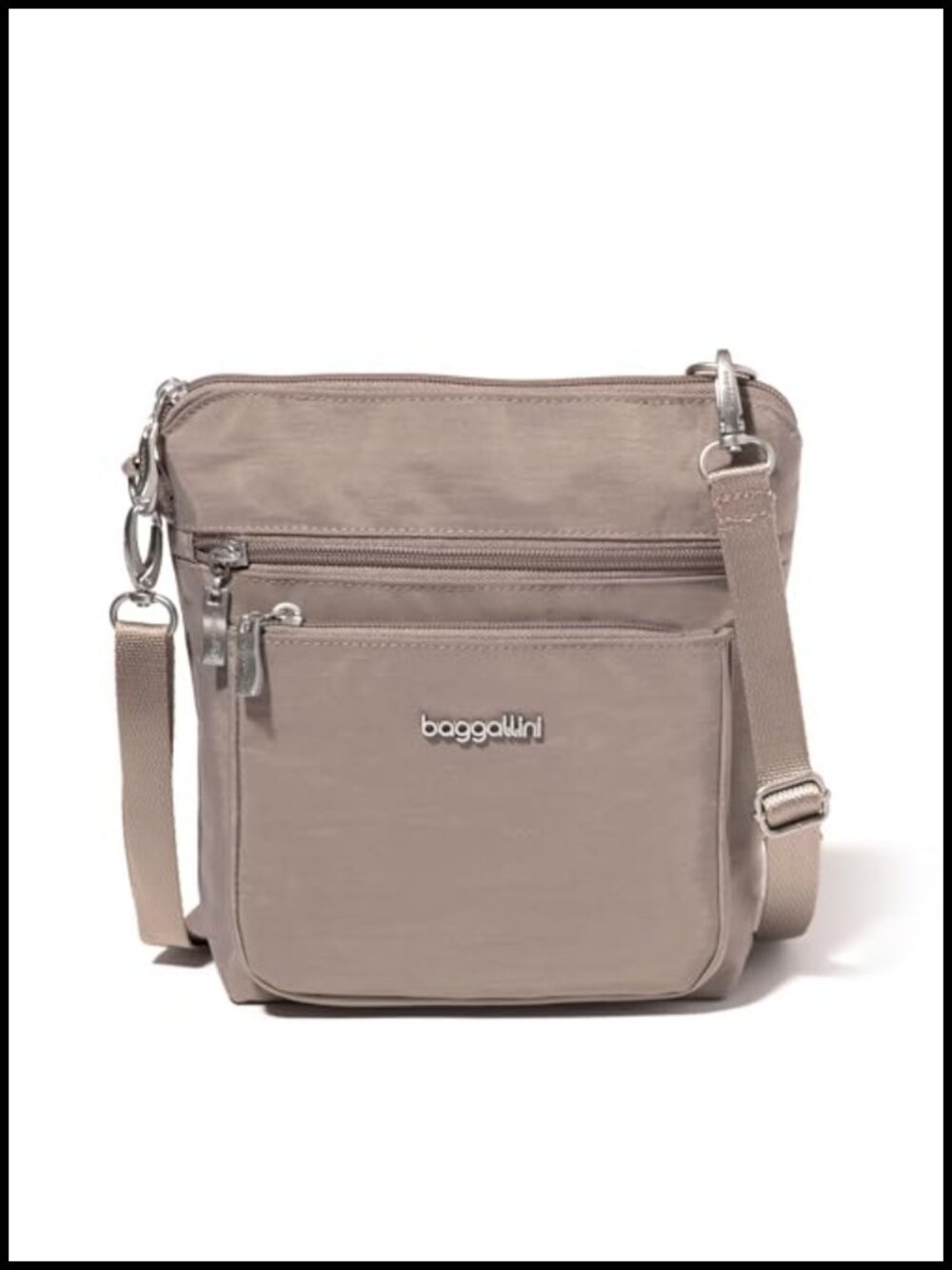 Modern Pocket Crossbody Bag RFID Water-Resistant Adjustable Strap